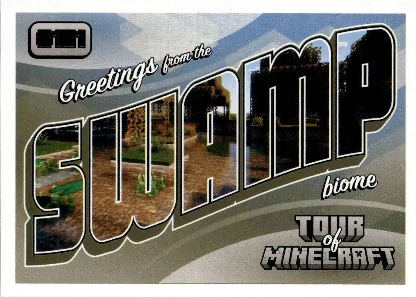 Greetings from the Swamp Biome card front