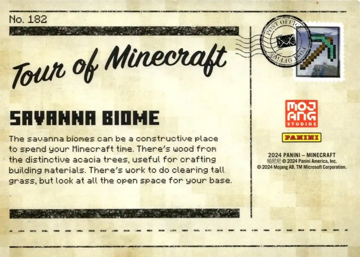 Greetings from the Savanna Biome (Base) card back