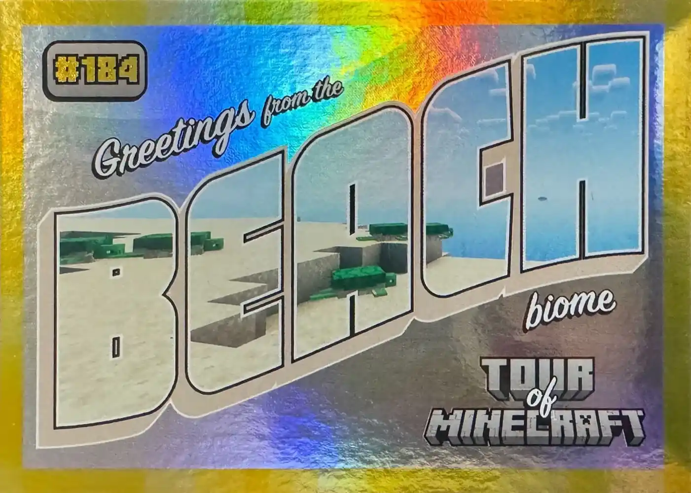 Greetings from the Beach Biome (Gold Foil) thumbnail