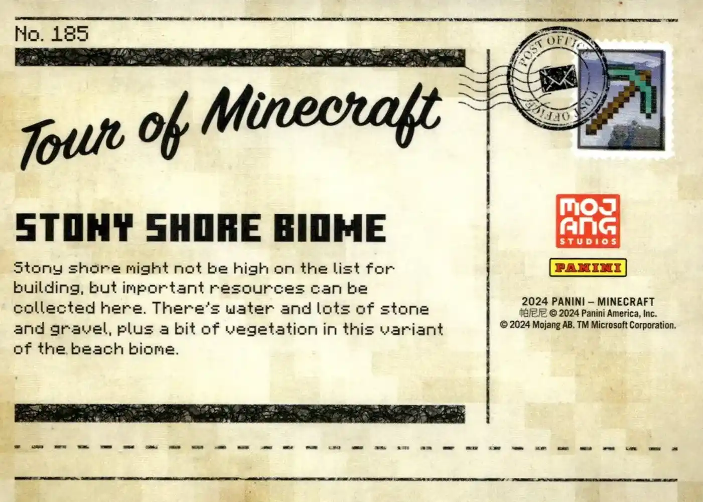 Greetings from the Sunny Shore Biome (Base) card back