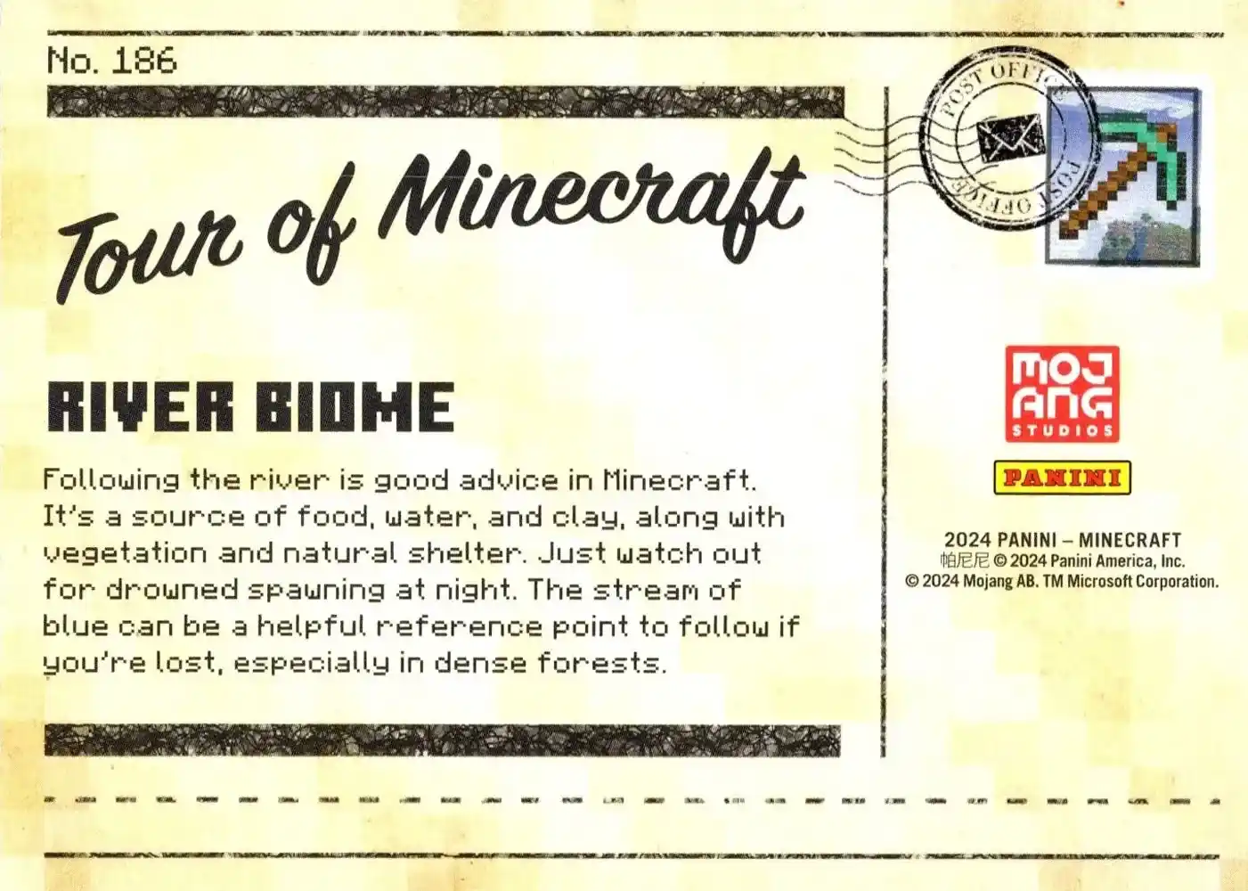 Greetings from the River Biome (Base) card back