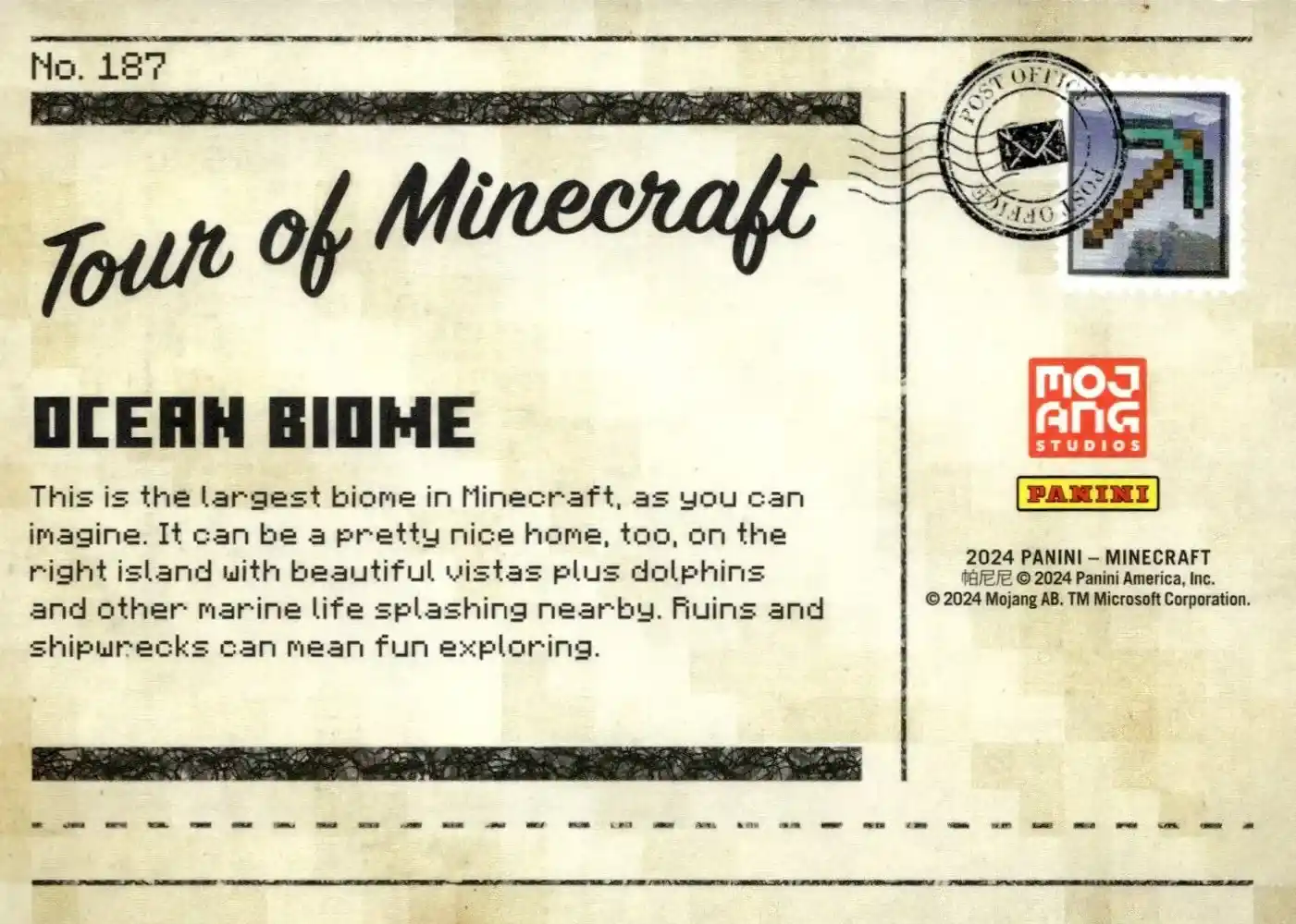 Greetings from the Ocean Biome (Base) card back