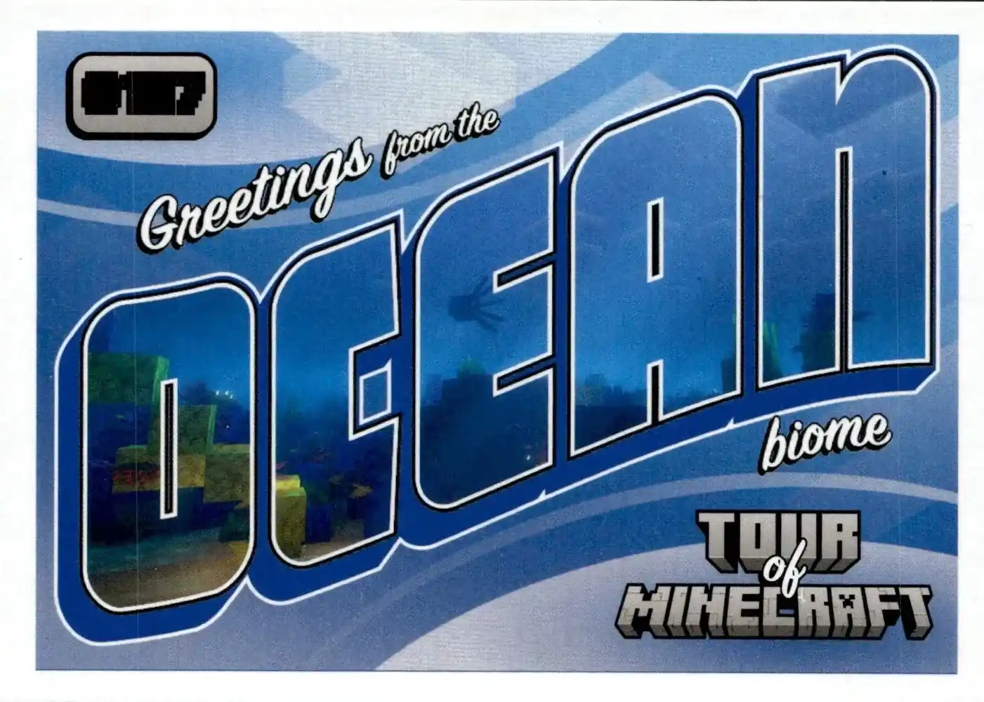 Greetings from the Ocean Biome card front