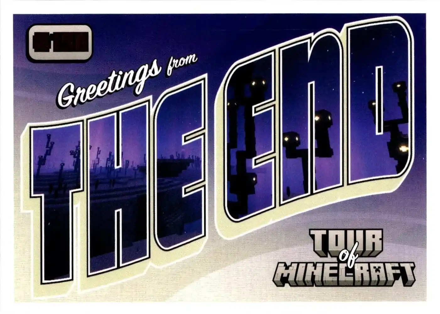 Greetings from the End card front