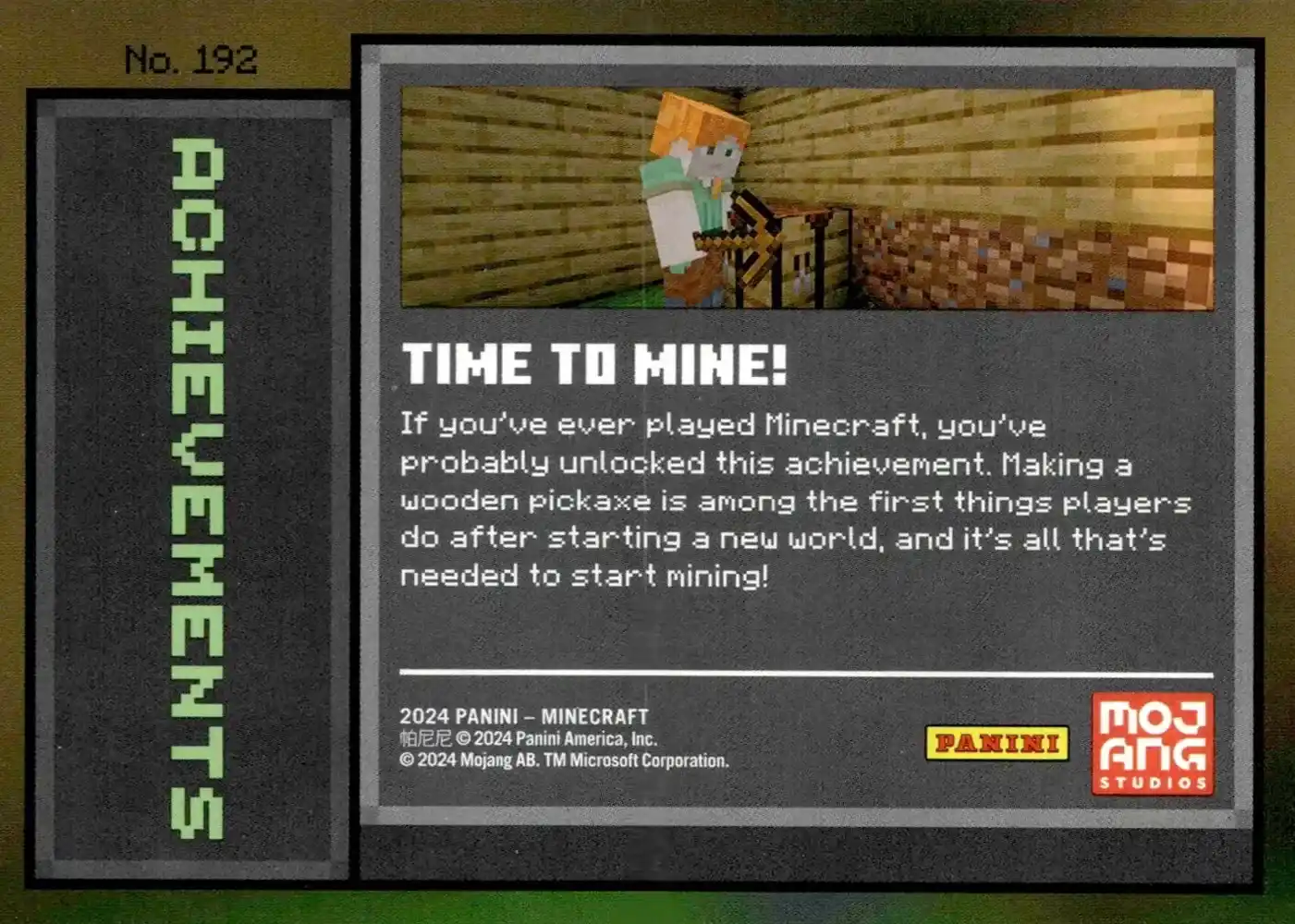 Time to Mine! (Base) card back