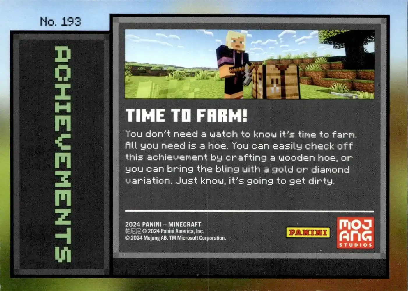 Time to Farm! (Base) card back