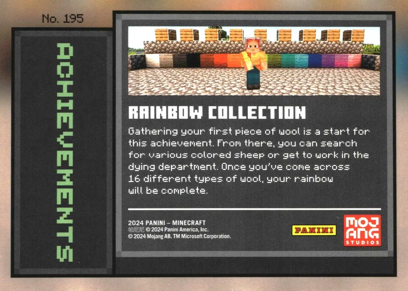 Rainbow Collection (Base) card back