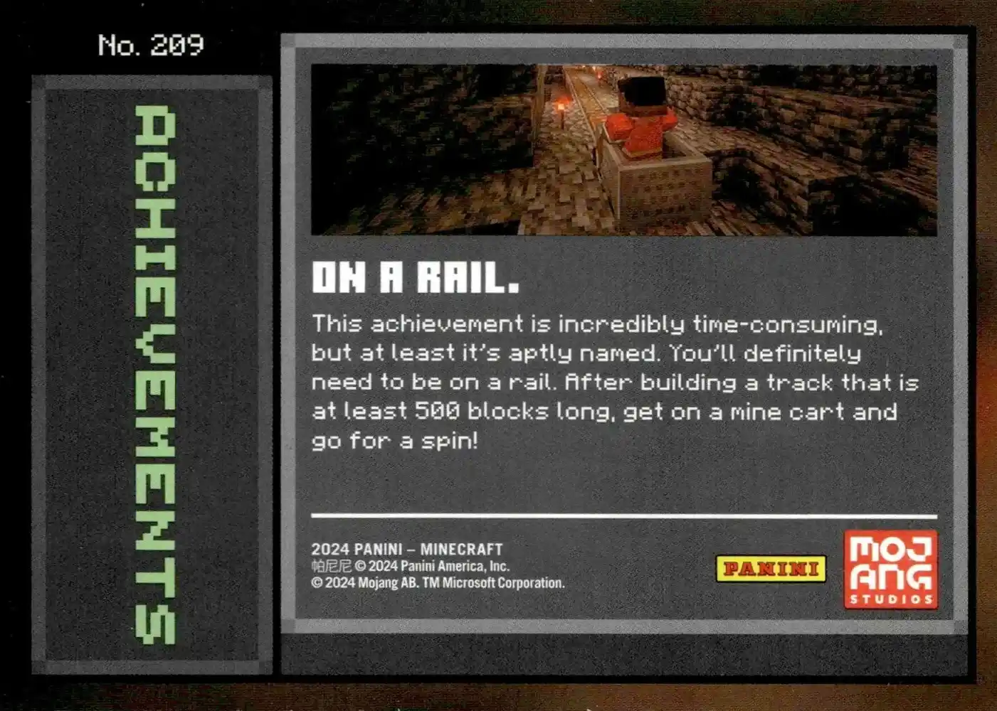 On a Rail (Base) card back