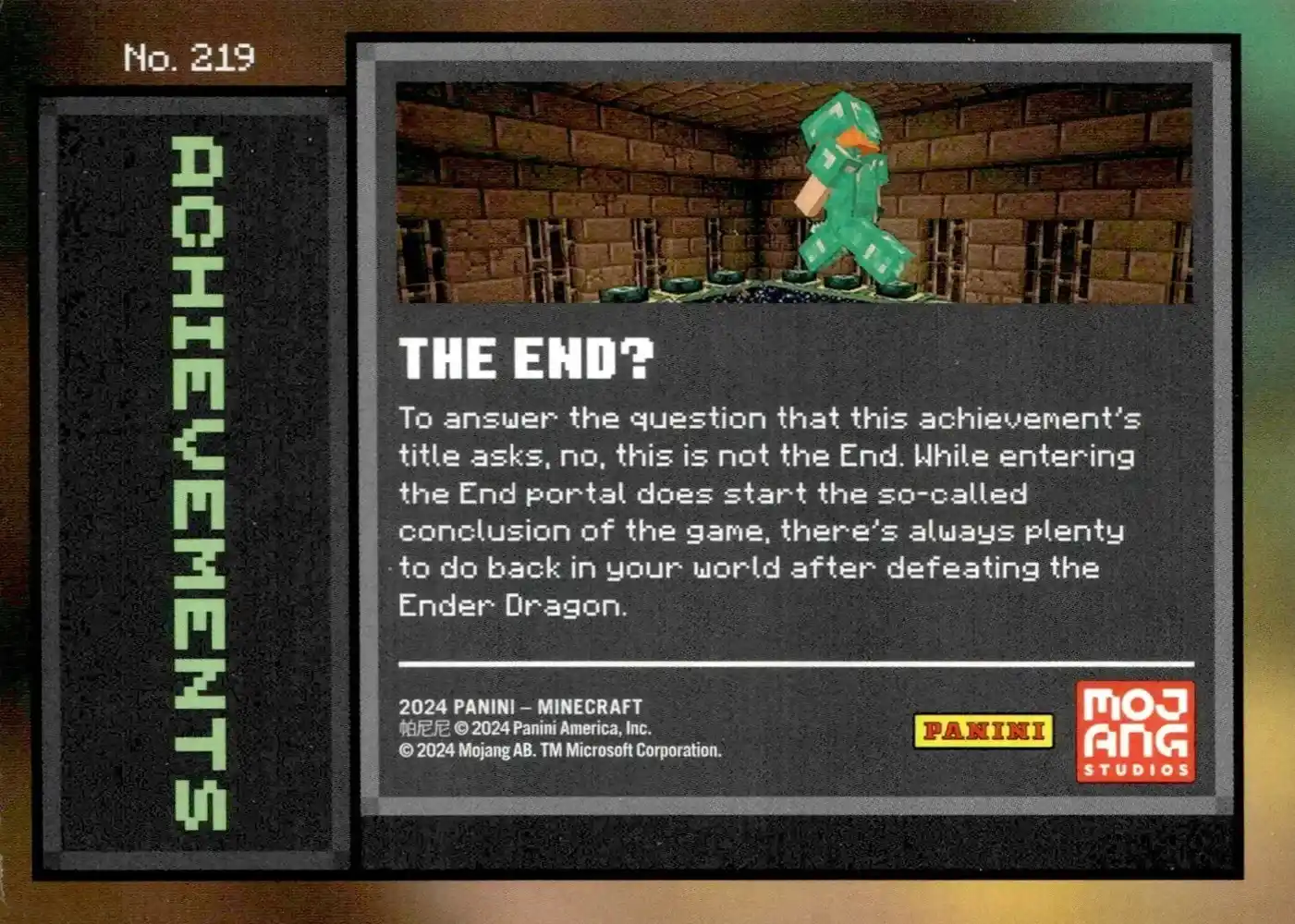 The End? (Base) card back