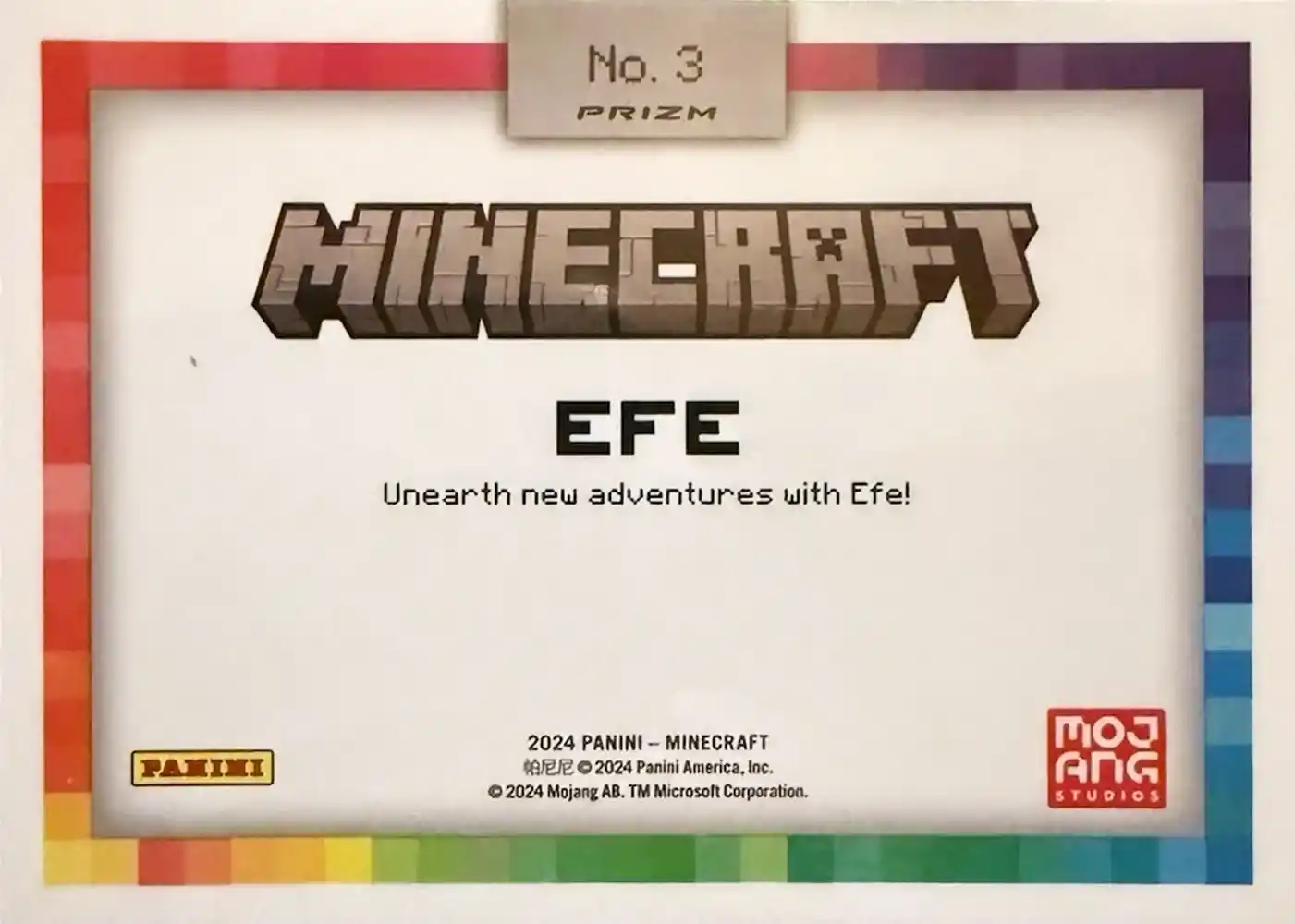 Efe (Color Blast) card back