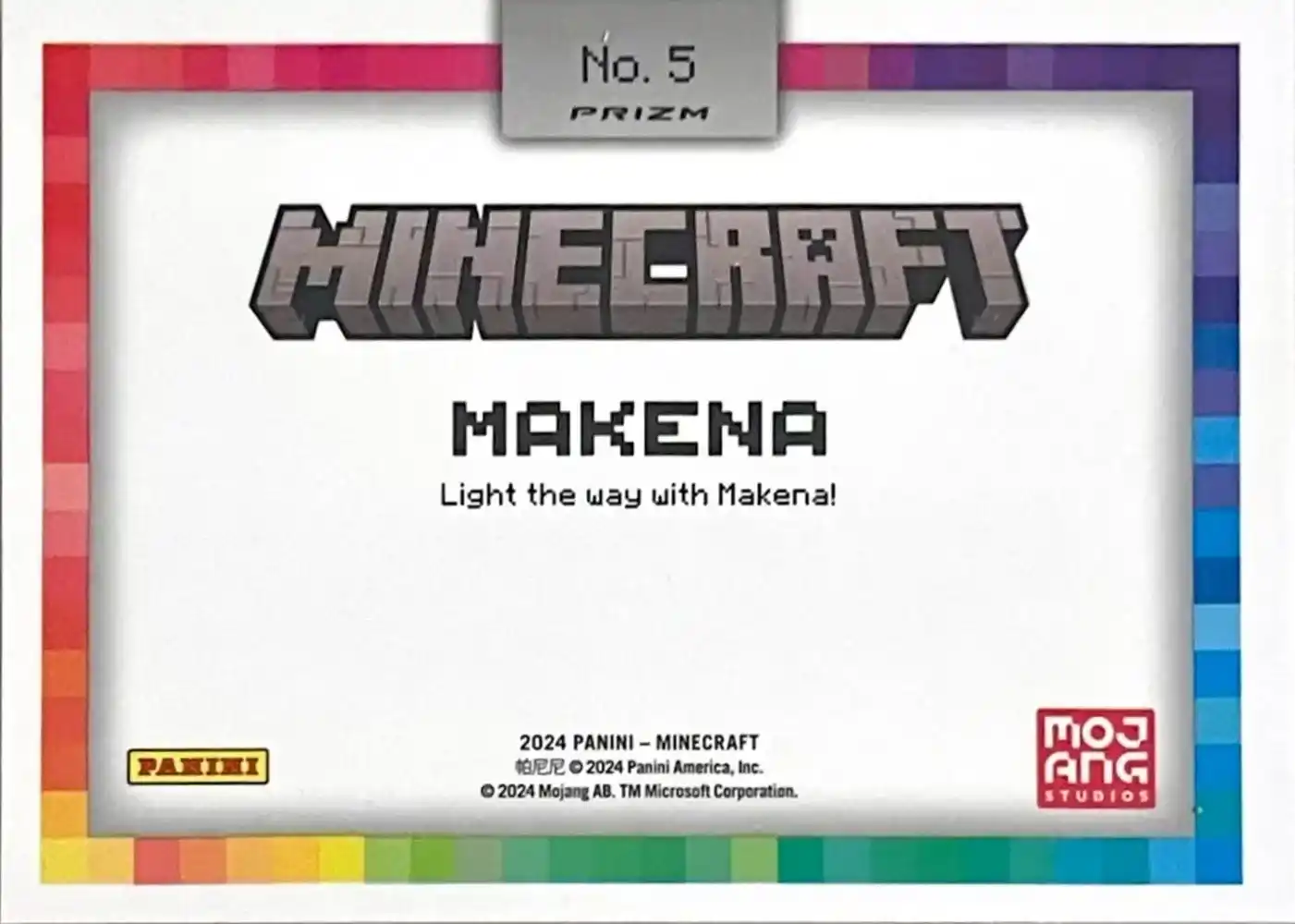Makena (Color Blast) card back