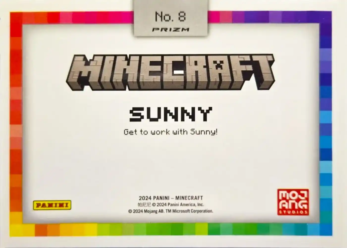 Sunny (Color Blast) card back