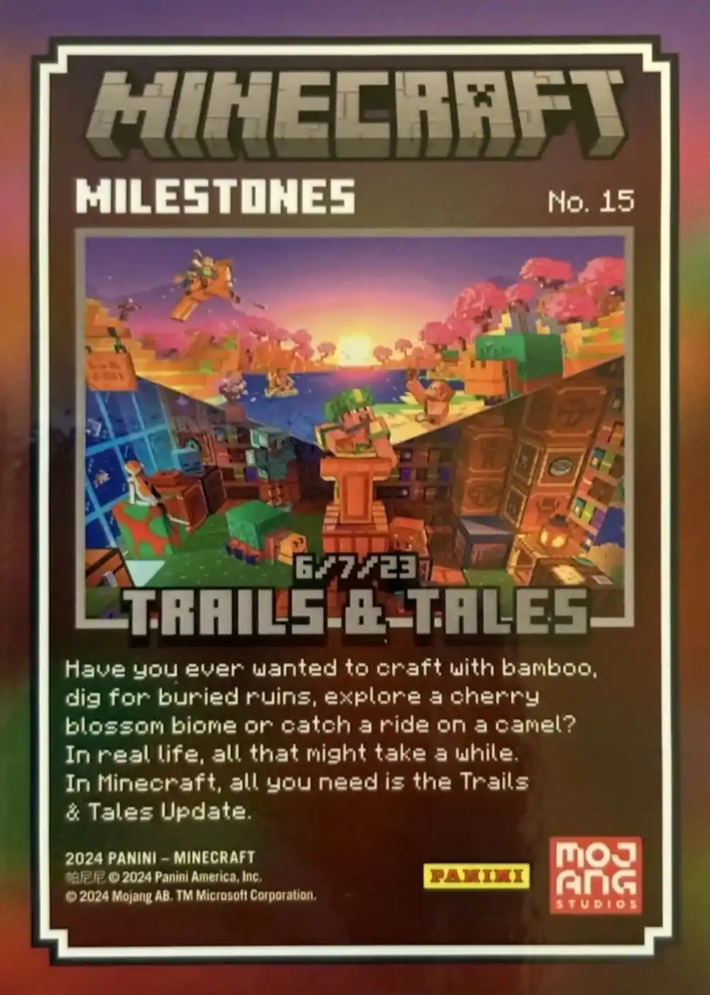 6/7/23 - Trails & Tales (Milestone) card back