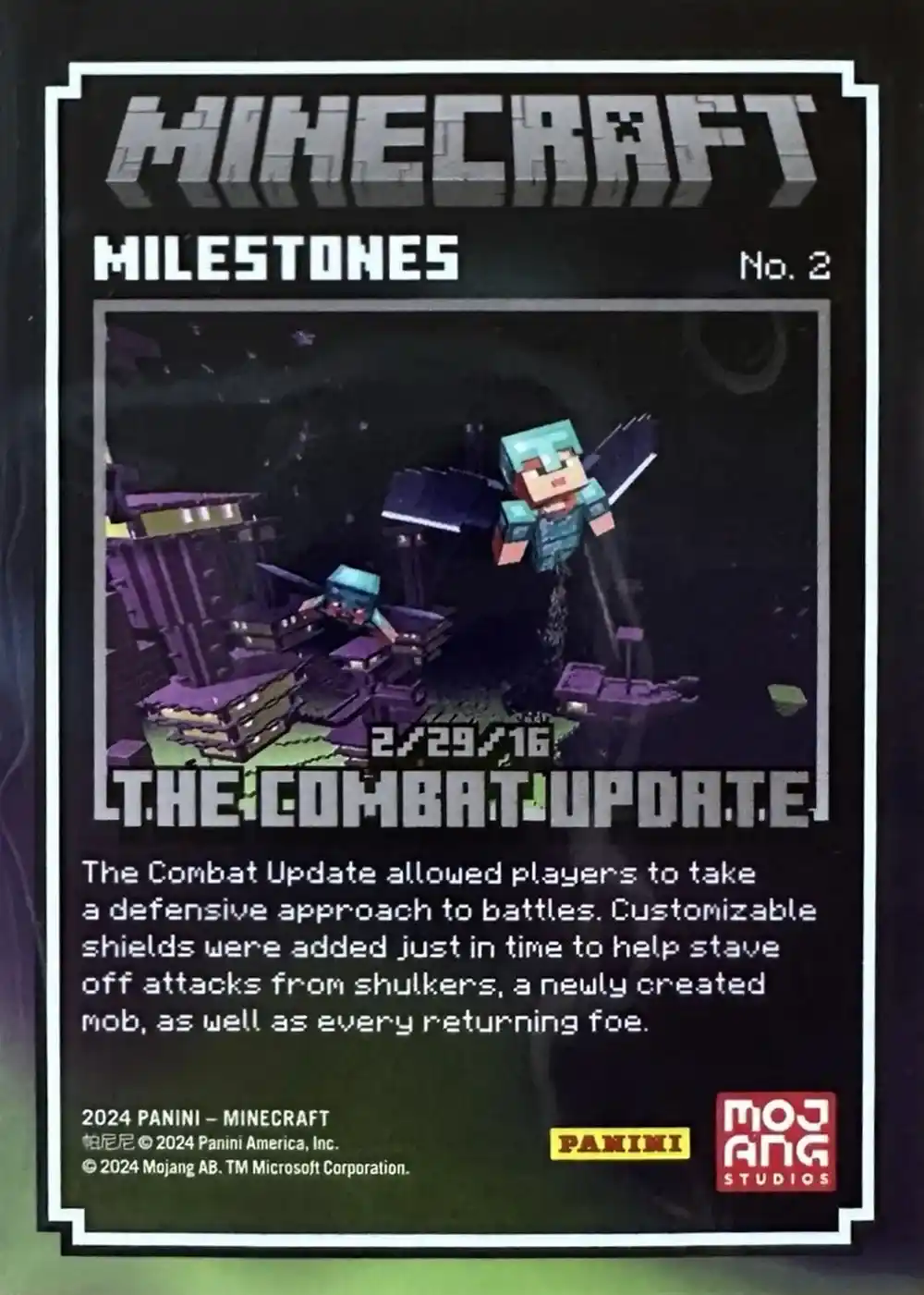 2/29/16 - The Combat Update (Milestone) card back