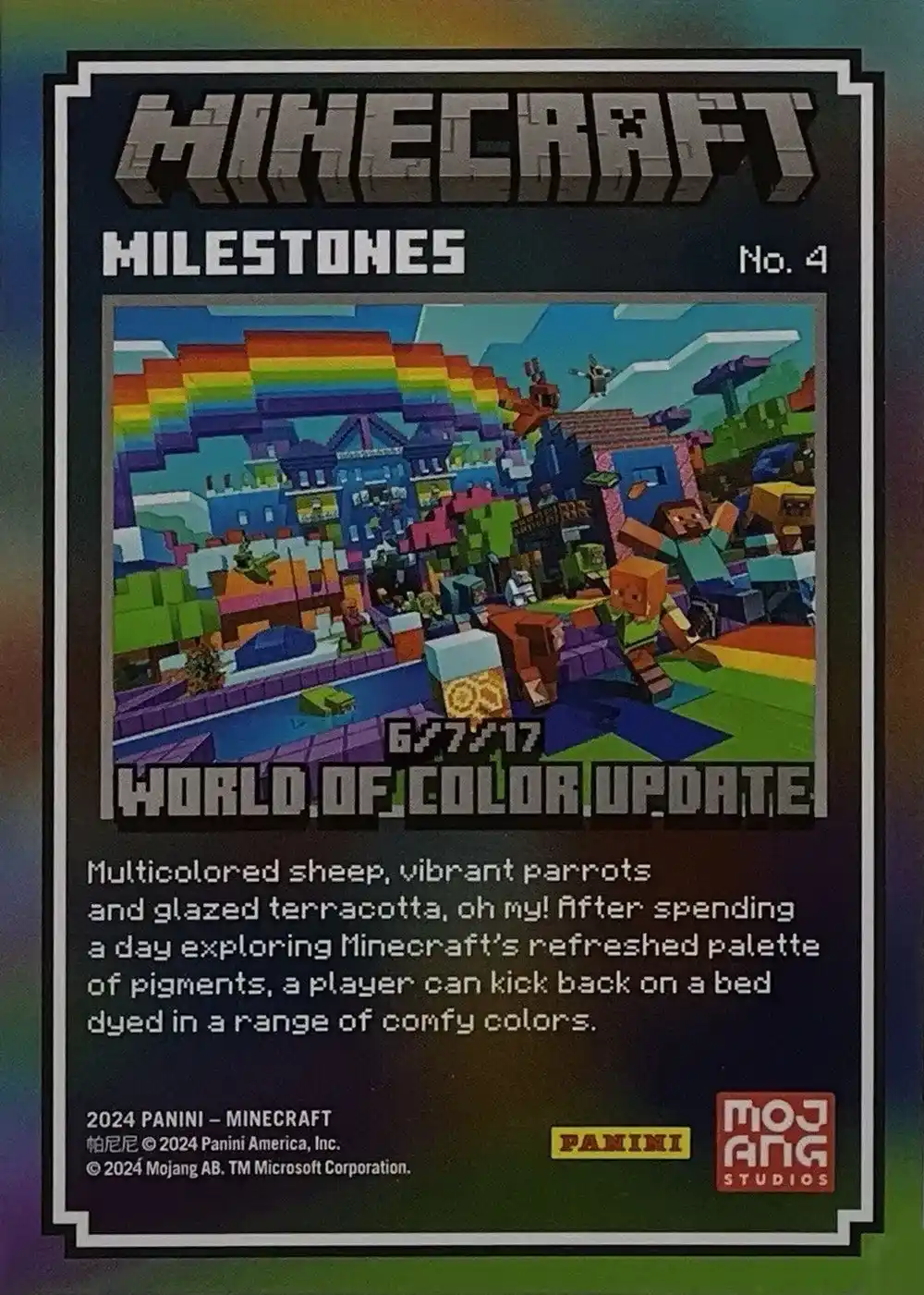 6/7/17 - World of Color Update (Milestone) card back