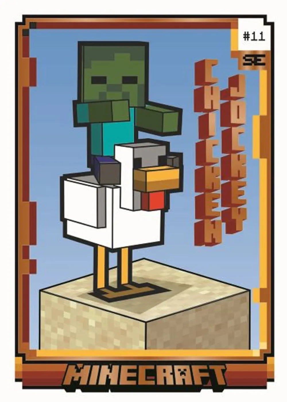 Chicken Jockey card front