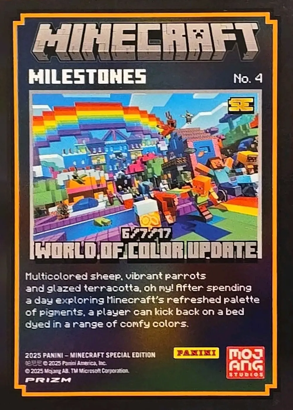 6/7/17 - World of Color Update (Milestone) card back