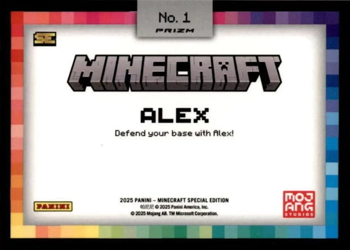 Alex (Color Blast) card back
