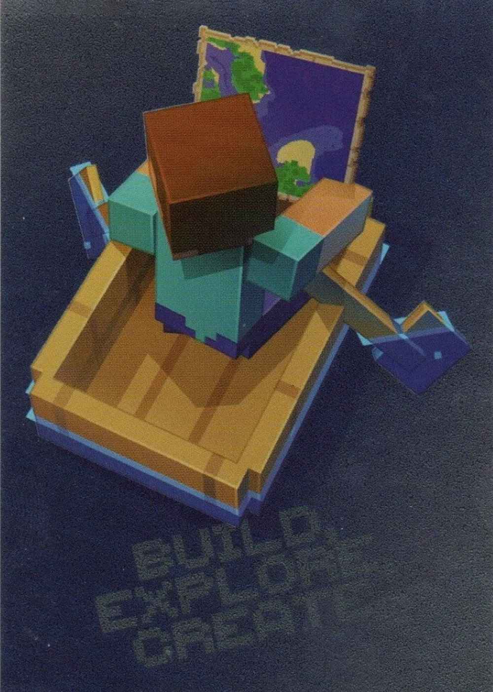 Build, Explore, Create card front