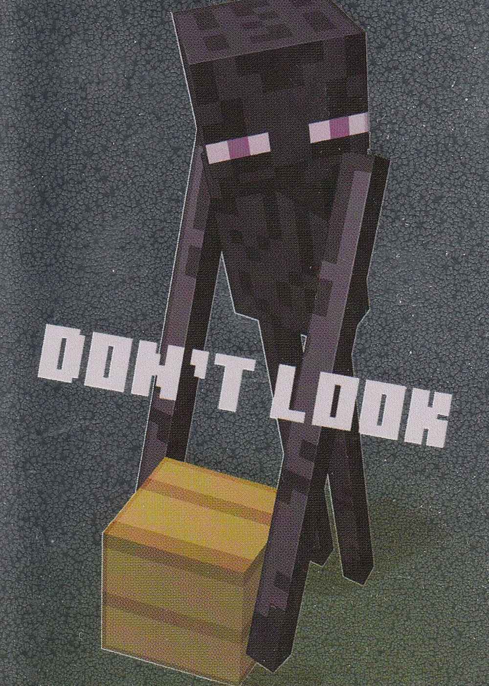 Don't look card front