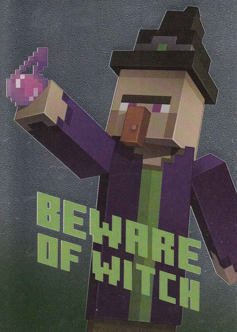 Beware of witch card front