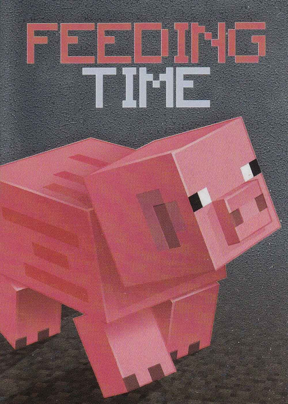 Feeding time card front