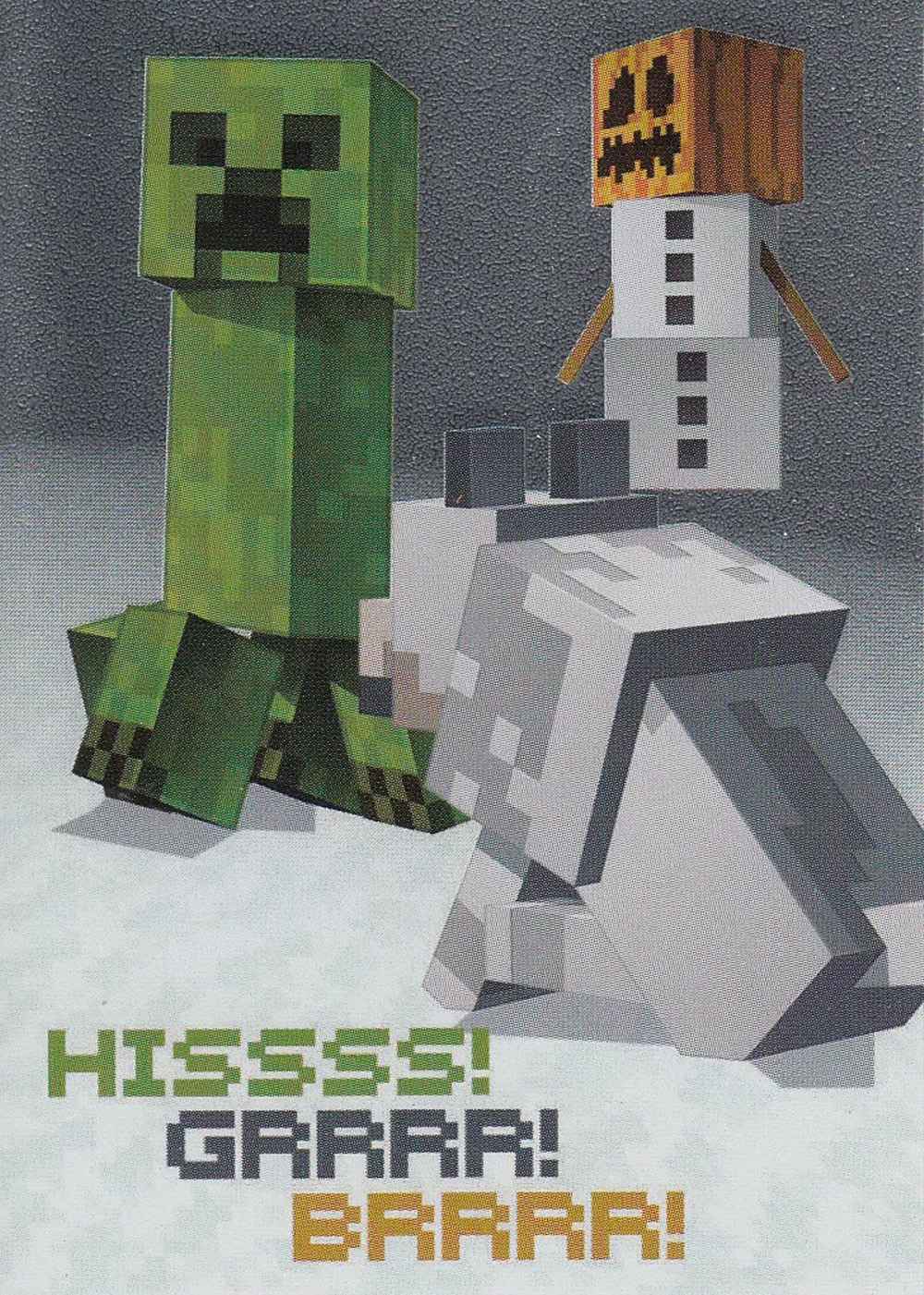Hissss! Grrrrr! Brrrr! card front