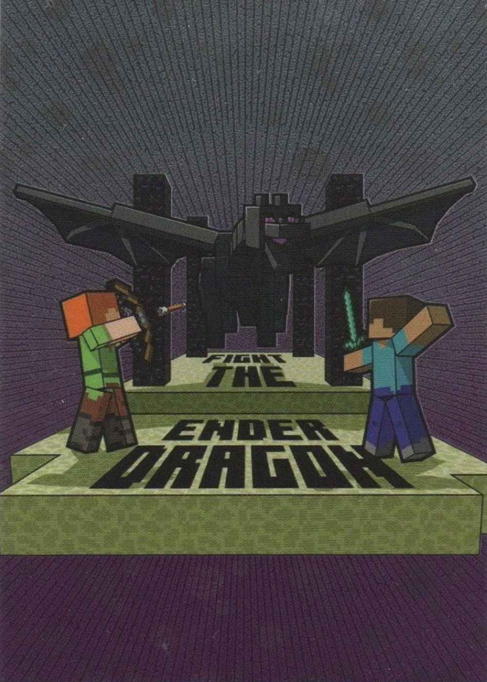 Fight the ender dragon card front