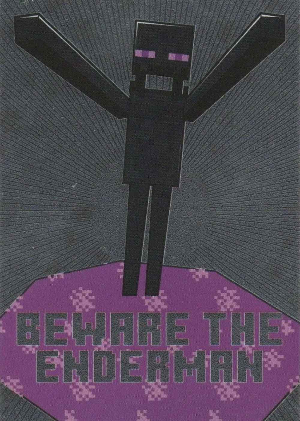 Beware the enderman card front
