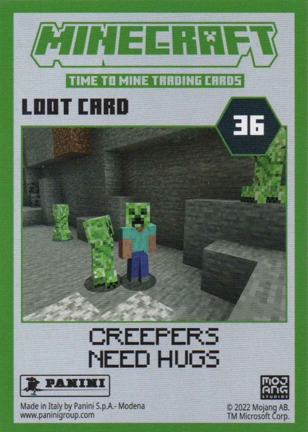 Creepers need hugs (Foil) card back