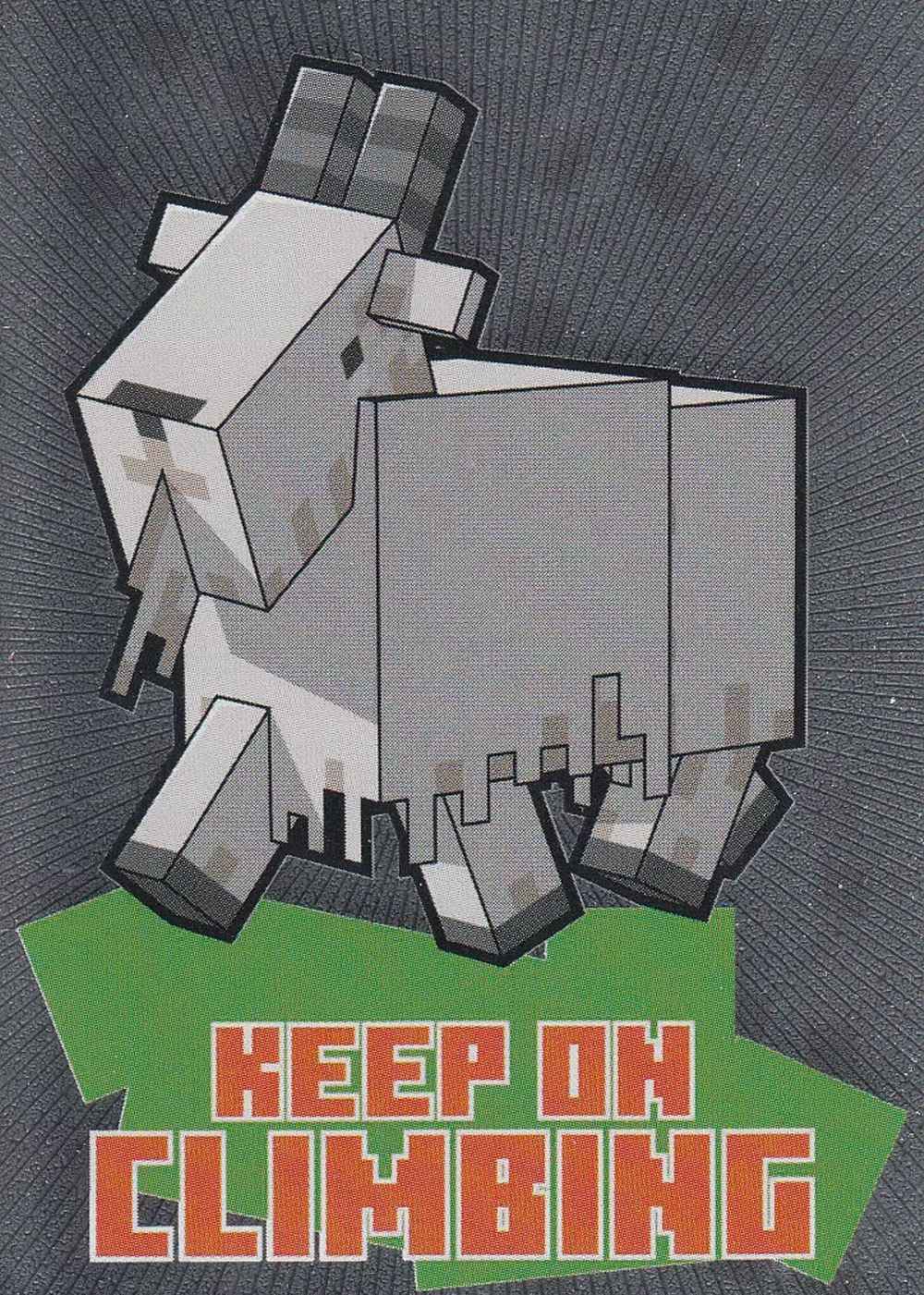 Keep on climbing card front
