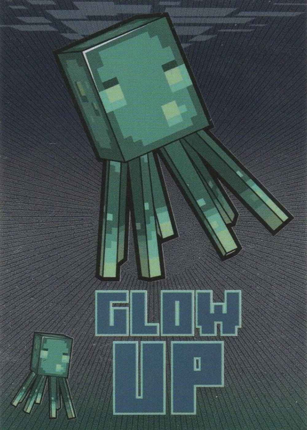 Glow up card front