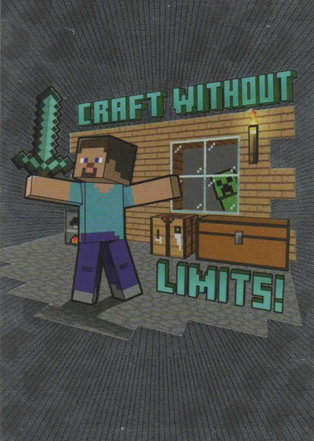 Craft without limits! card front