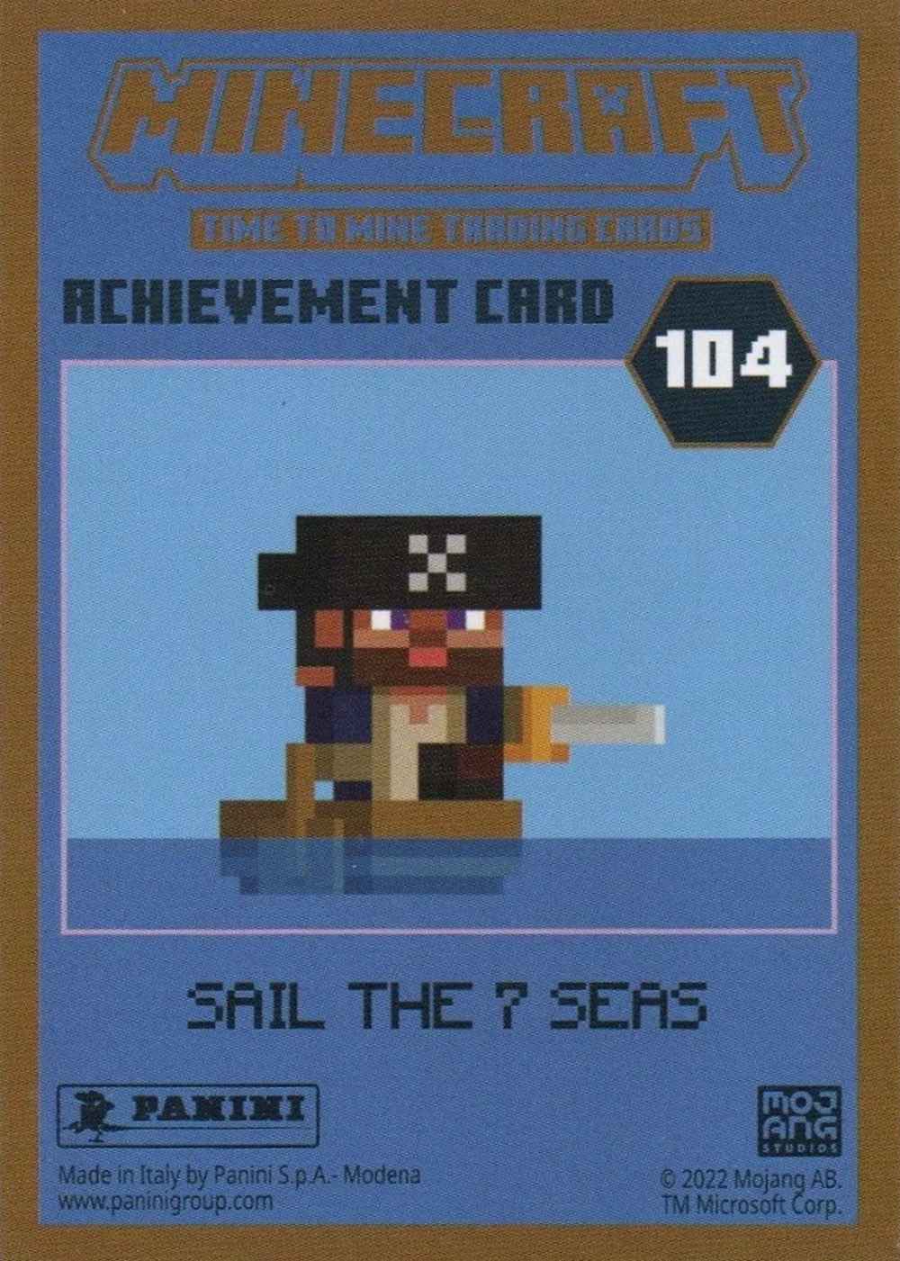Sail the 7 seas (Cold Foil) card back