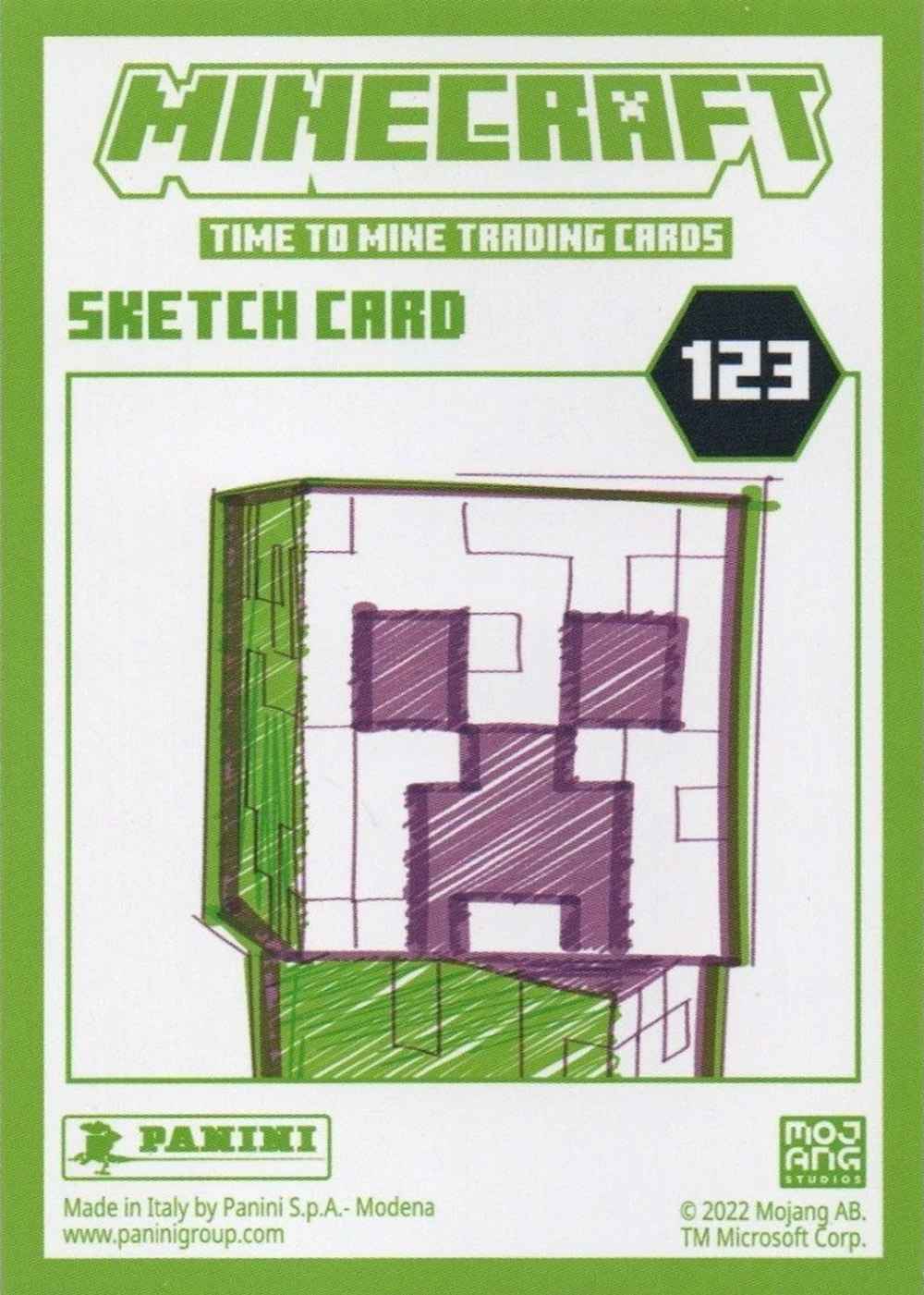 Creepers need hugs (Cold Foil) card back