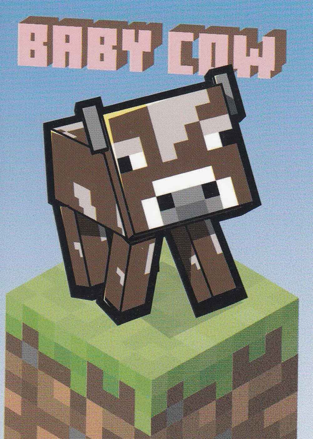 Baby cow card front