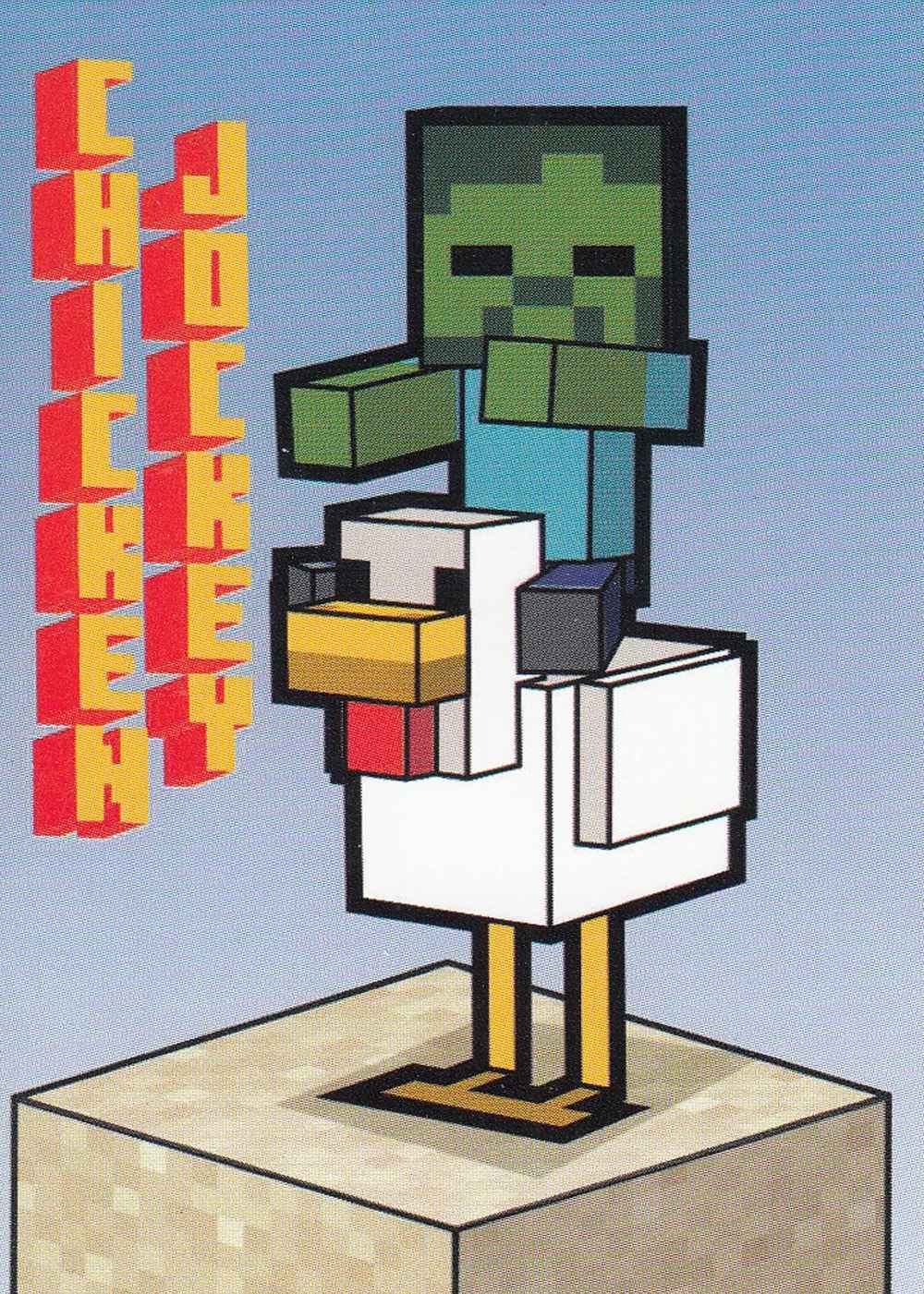 Chicken jockey card front