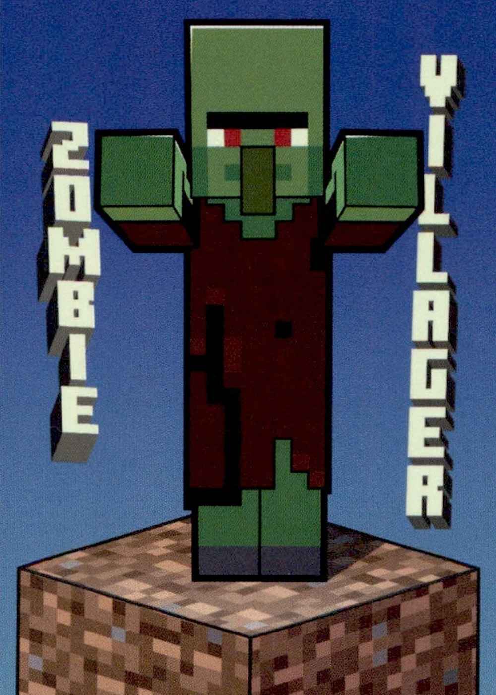 Zombie villager card front