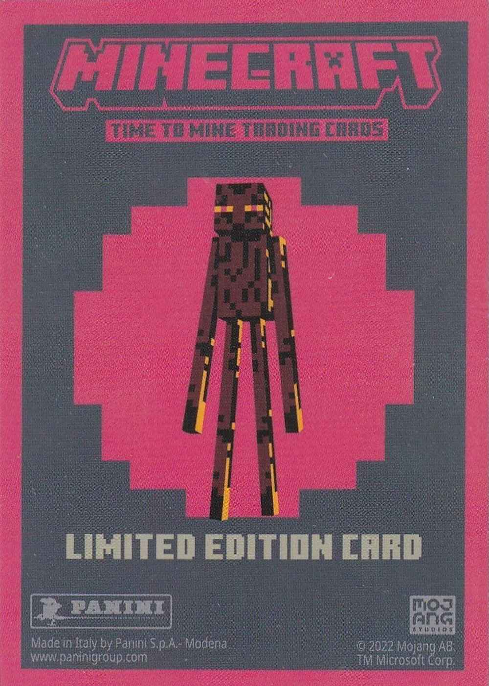 Red Enderman (Limited Edition) card back