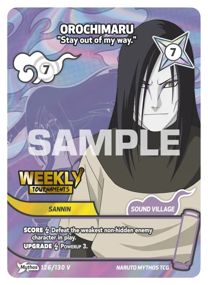 Orochimaru (Mythos) card front
