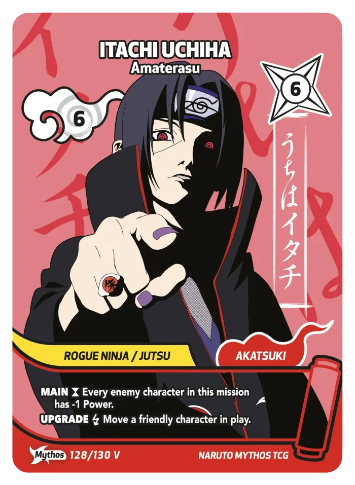 Itachi Uchiha (Mythos) card front