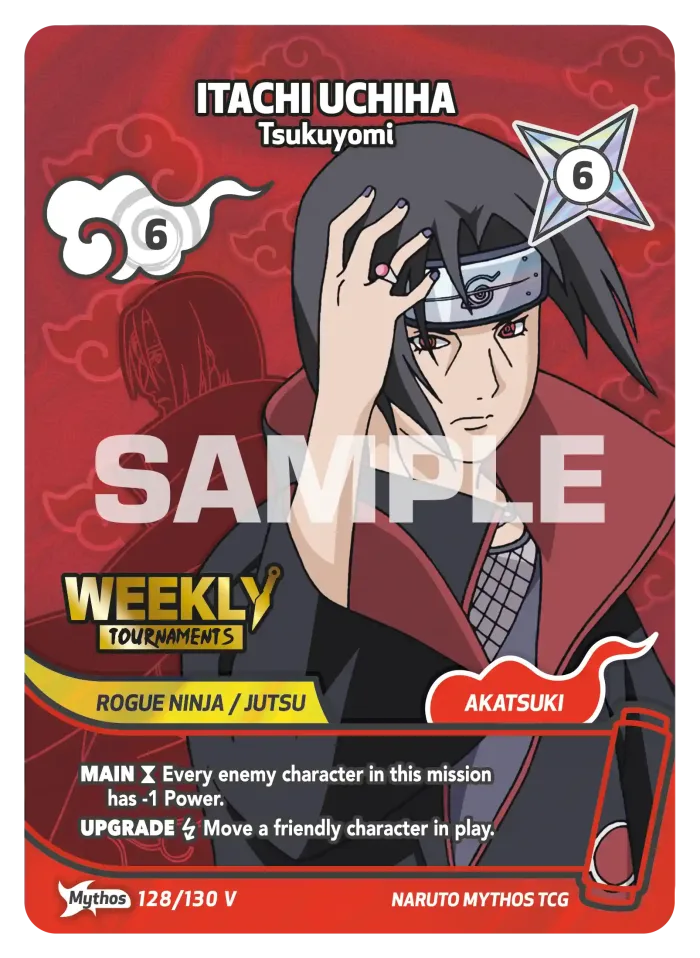 Itachi Uchiha (Mythos V2) card front