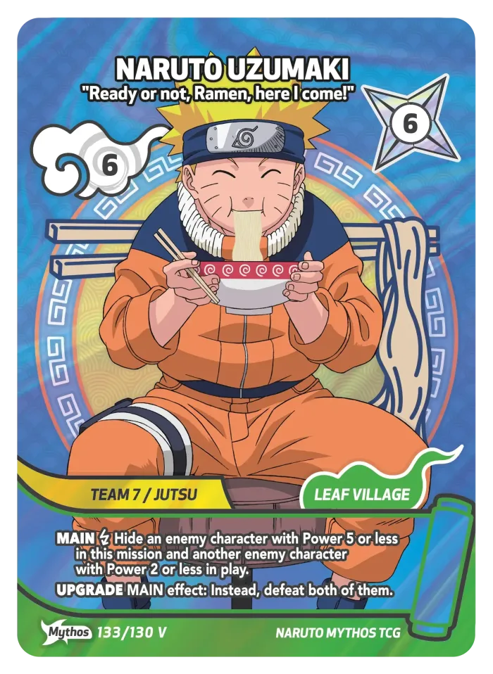 Naruto Uzumaki (Mythos) card front