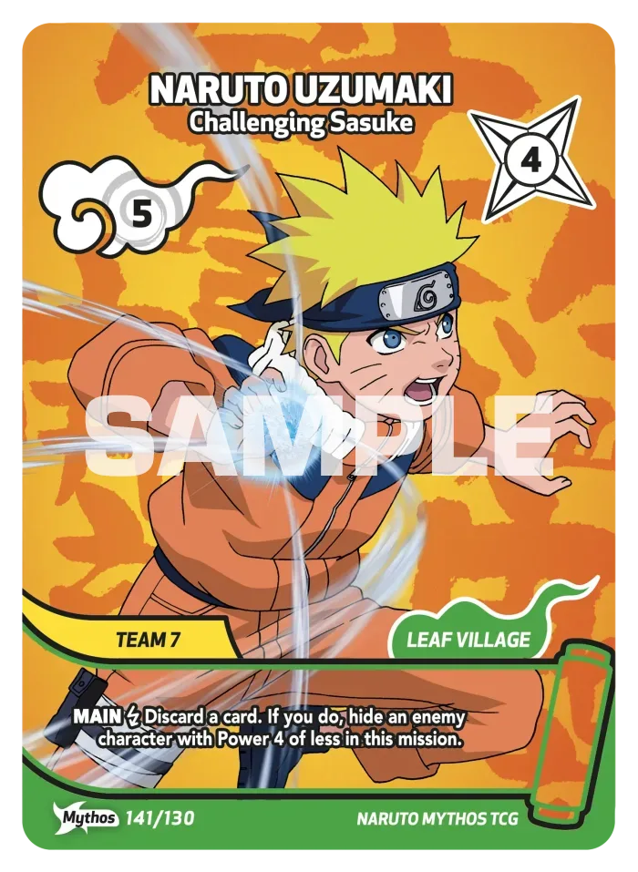 Naruto Uzumaki (Mythos) card front