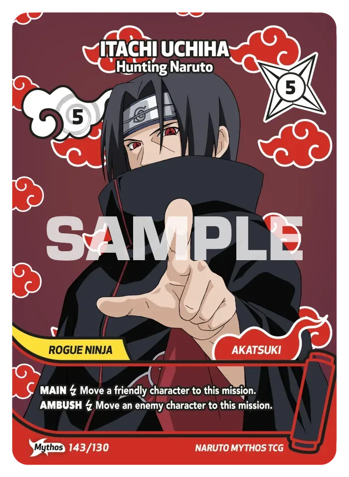 Itachi Uchiha (Mythos) card front