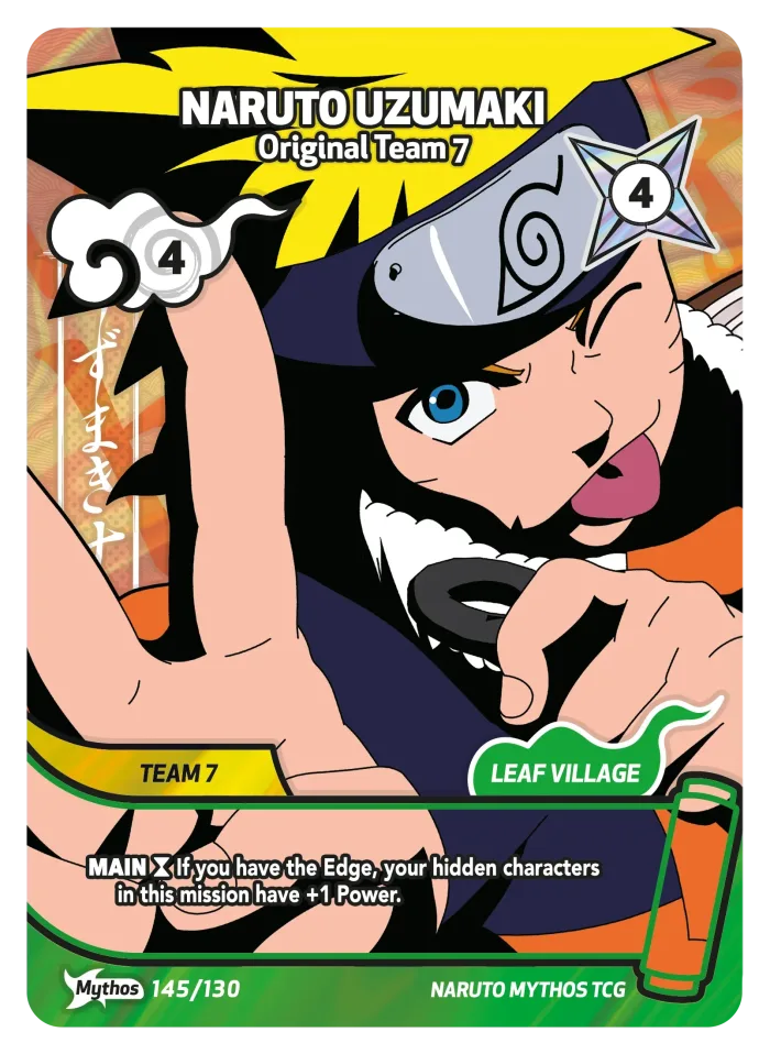Naruto Uzumaki (Mythos) card front