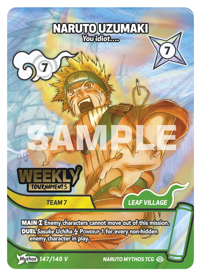 Naruto Uzumaki (Mythos V2, Weekly Tournaments) card front