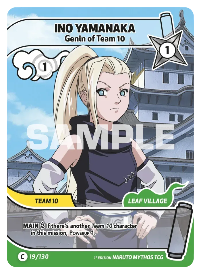 Ino Yamanaka card front