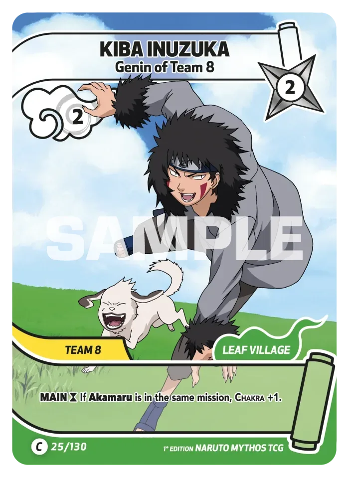 Kiba Inuzuka card front