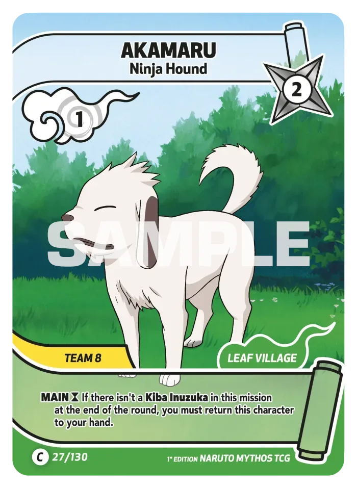 Akamaru card front